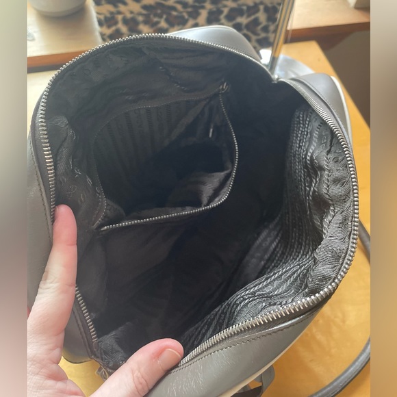 Prada Handbag in Gray Quilted Leather - Picture 7 of 17